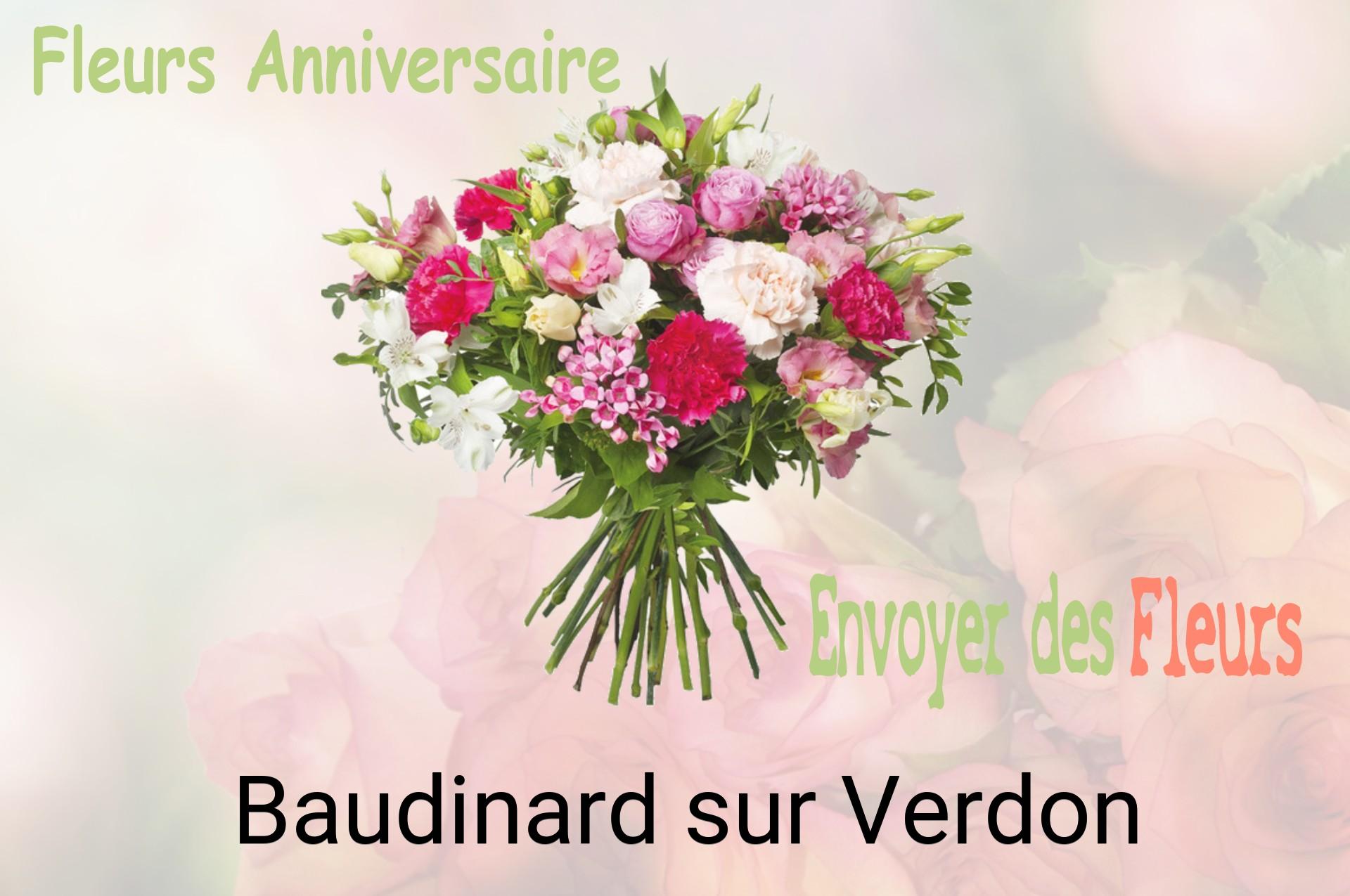 Bouquet de fleurs d’anniversaire livré à Baudinard-sur-Verdon