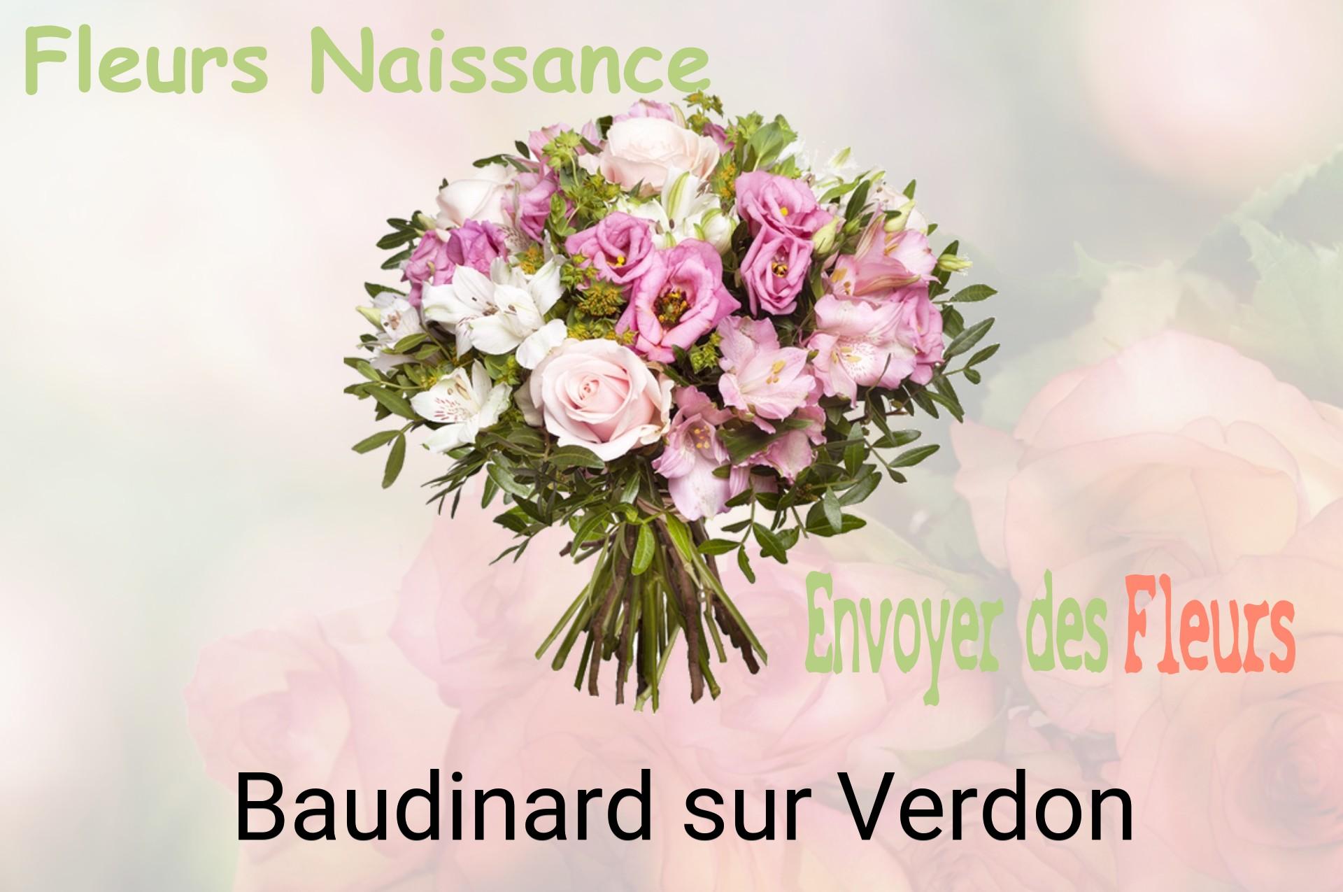 Bouquet de fleurs de naissance livré à Baudinard-sur-Verdon